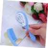 Abaodam 3sets Dandruff Comb Bath Essentials for Newborns Boy Girl Hair Brush Massage Brush Safe Gentle for Skin Cleaning view 2