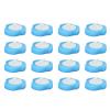 16pcs Toilet Brush Refill Heads, Disposable Water Soluble Cleaner Toilet Brush Refills for Bathroom, Sponge Material view 4