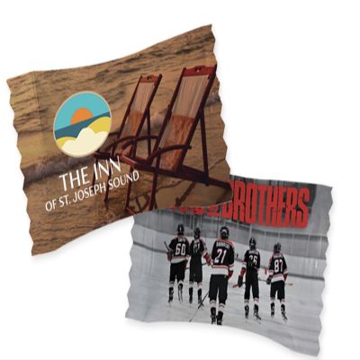 2000-Qty Full Color Process Custom Printed Individually Wrapped Buttermints