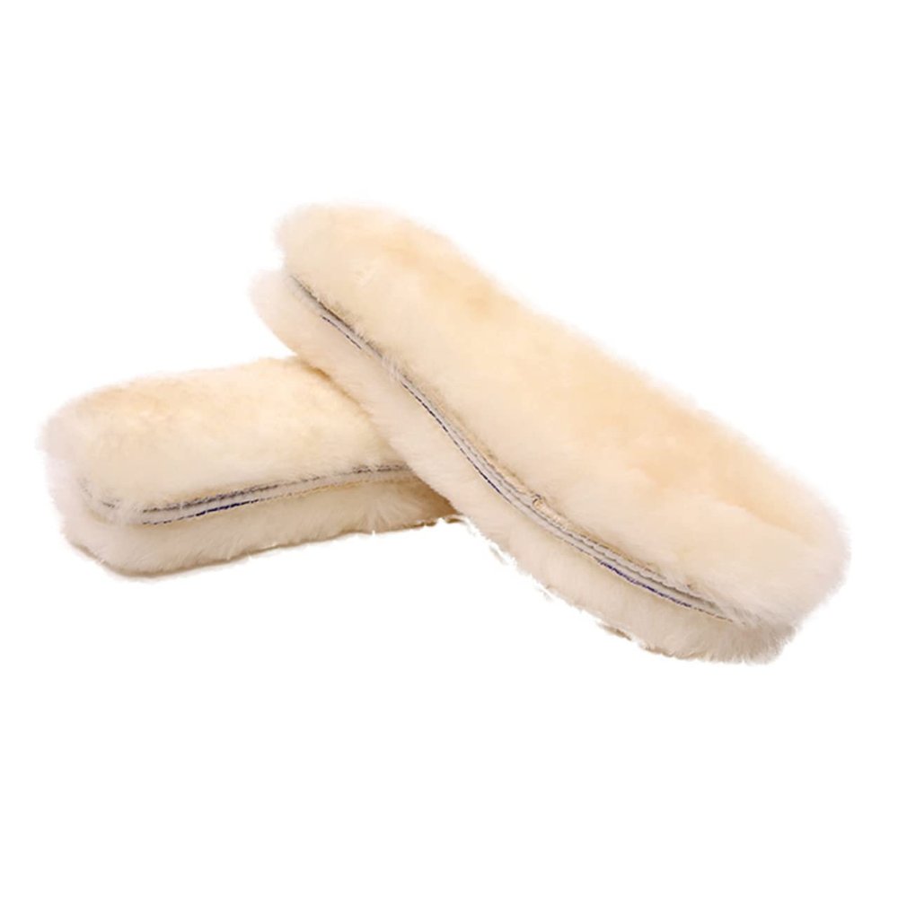 FOMIYES 2pairs Warm Wool Insoles for Shoes Boots Slippers of Fleece Inner Soles for Activities Fit Material for Use