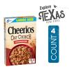 Cheerios Oat Crunch 4-Pack of Cinnamon Large Size Cereal, Gluten Free Heart Healthy with Whole Grain Oats 18oz Box + 1 Utility Freebie by Lavinia view 2