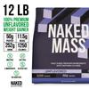 NAKED Mass - Natural Weight Gainer Protein Powder - 12LB Bulk, NSF Certified, GMO Free, Gluten Free & Soy Free. No Artificial Ingredients - 1,250 Calories per Serving view 3