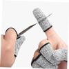 Didiseaon 10pairs Cut Resistant Finger Cots Durable Wear-Resistant Finger Protective Sleeves for Safe Handling for Gardening Crafting and Industrial Use view 2