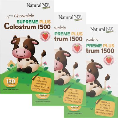 Natural NZ Supreme Plus Colosturm 1500 120 Chewable Tablets (3)