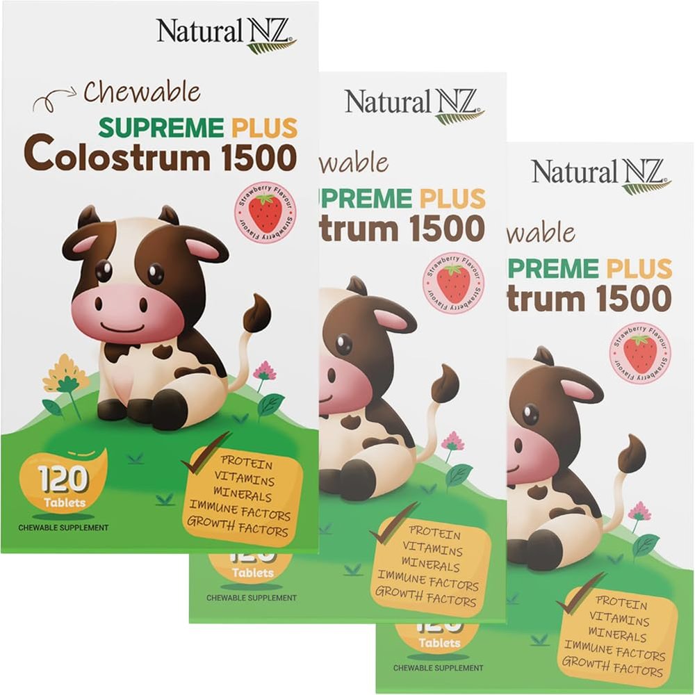 Natural NZ Supreme Plus Colosturm 1500 120 Chewable Tablets (3)