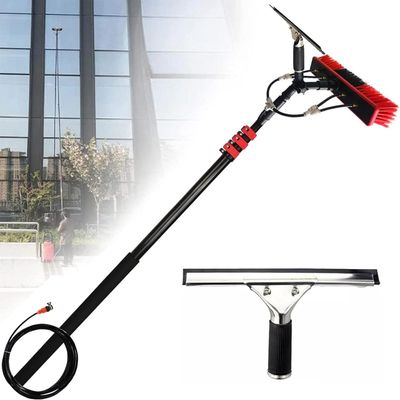 Water Fed Pole, 3.36~10.8m Window Cleaning Equipment, Water Fed Pole Kit & Outdoor Window Cleaner, Water Fed Window Cleaning Equipment 12-36in Window Cleaning Pole,10.8m