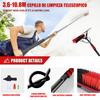 Water Fed Pole, 3.36~10.8m Window Cleaning Equipment, Water Fed Pole Kit & Outdoor Window Cleaner, Water Fed Window Cleaning Equipment 12-36in Window Cleaning Pole,10.8m view 2