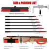 Water Fed Pole, 3.36~10.8m Window Cleaning Equipment, Water Fed Pole Kit & Outdoor Window Cleaner, Water Fed Window Cleaning Equipment 12-36in Window Cleaning Pole,10.8m view 3