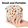 Autumn with Skeleton (2) Sanitary Napkin Storage Bags Menstrual Cup Pouches Nursing Pad Holder Tampon Bags view 2