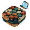 Baseball Ball Background Sanitary Napkin Storage Bag, Menstrual Cup Pouch, Small Makeup Sanitary Pads Organizer,Small,Portable,Large Capacity for Girls view 1
