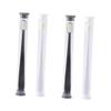 BCOATH 4pcs Micro-Nano Bristle Toothbrushes for Adults Household Care for Sensitive Gums for Travel and Daily Use Includes Flat and Wave Design Black White view 1