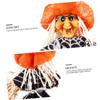 balacoo 2Pcs Halloween Scarecrow Decorations Cloth Clay Bamboo Material for Fall Harvest and Thanksgiving Flower Arrangement Home Party Supplies view 4