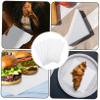 Garneck 100sheets Greaseproof Food Basket Paper Liners Food Grade Wrap Paper for Sandwiches Cakes More Oil Lightweight and Strong for Bakeries Restaurants Cafes view 4