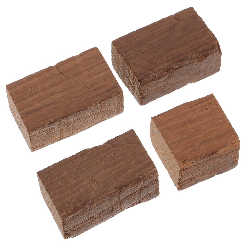 BEBEMOKO Wood Chips for Home Brewing Wine Flavor and for Whiskey Aging Random Shape Blocks