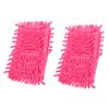 BEBEMOKO 2pcs Mop Cloth Replacement Microfiber Cleaning Accessories for Home Use Red for Corners Floors and Windows Soft Non-damaging Design view 1