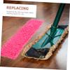 BEBEMOKO 2pcs Mop Cloth Replacement Microfiber Cleaning Accessories for Home Use Red for Corners Floors and Windows Soft Non-damaging Design view 3