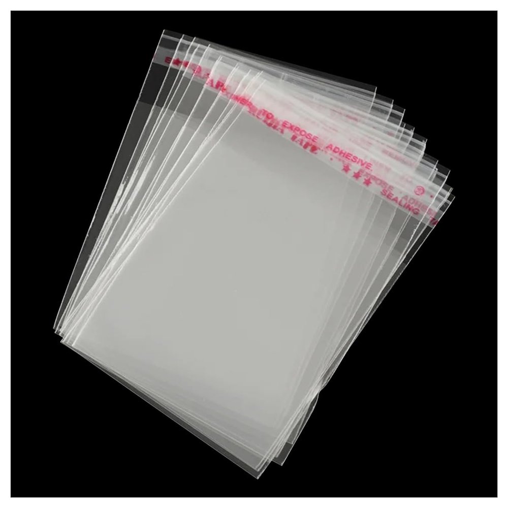 jweemax 200 Pcs Self Sealing Cellophane Bags, 3.54" x 3.54" Clear Plastic Treats Bags Self Adhesive Transparent Gift Wrap Cellophane Bags for Packaging Candy, Cookie, Jewelry, Clothing, Party Favors