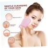 4pcs Pink Facial Cleaning Gloves Makeup Remover Fiber Puff view 4