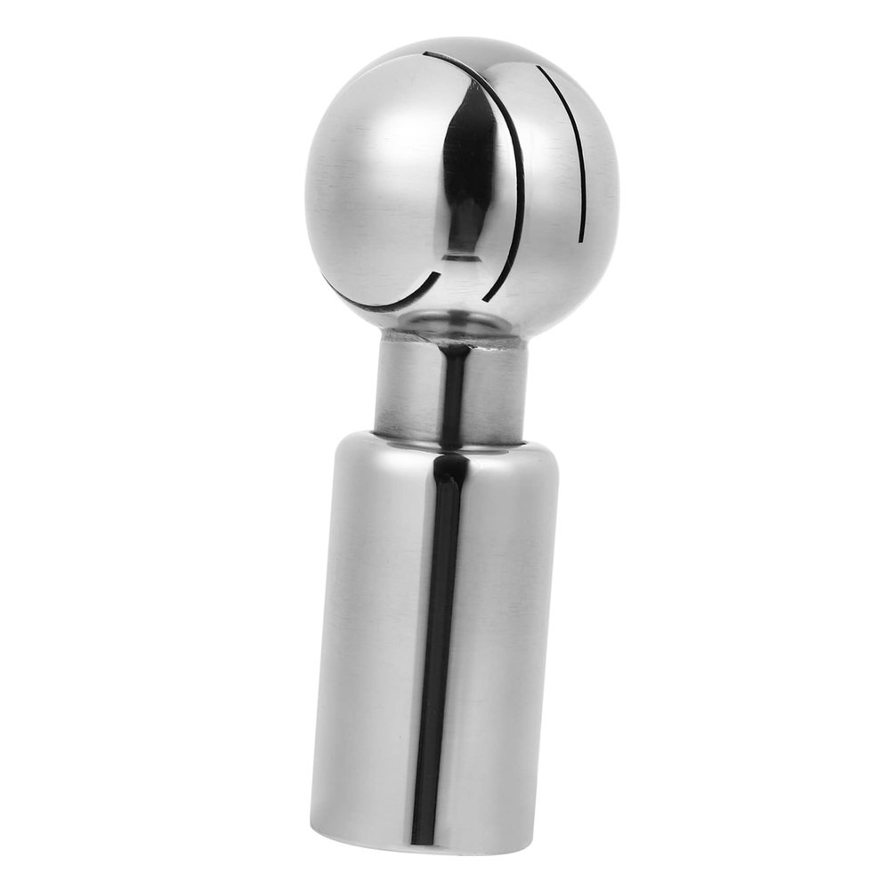 Anneome Rotating Spray Ball for Tank Cleaning Stainless Steel Sanitary Cleaning Tool Corrosion-resistant High Reliability for Food Beverage Industries