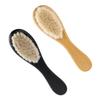 Abaodam 2pcs Boy Girl Hair Brush Soft Wool Brush Cradle Cap for Newborn Boy Girl Hair view 1