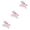 Beatifufu 3sets Hair Brush Comb Newborn Massage Brush Comb Kit Quality Material Static Smooth Hair Accessories Girl view 1