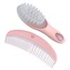 Beatifufu 3sets Hair Brush Comb Newborn Massage Brush Comb Kit Quality Material Static Smooth Hair Accessories Girl view 2