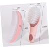 Beatifufu 3sets Hair Brush Comb Newborn Massage Brush Comb Kit Quality Material Static Smooth Hair Accessories Girl view 3