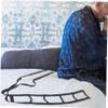KOMBIUDA Stair Helper for Elderly Bed Ladder Assist Rope Oxford Cloth Portable Bed Rail Easy to Store view 3