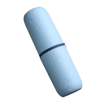 KOMBIUDA 1pc Travel Toothbrush Storage Travel Toothbrushes Cup Travel Toothpaste Cases Travel Water Mug Toothbrush Storage Container Travel Wash Cup Travel Electric Toothbrush Pp Sky-Blue