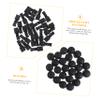 BESTYASH Shoelace Tail Clips Lock Buckles Plastic Shoelace Clips Hat Cord Locks DIY Cord Lightweight view 3