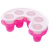 2 Piece Plastic Nail Soak Bowl for Salon and Home Use view 1