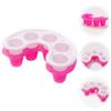 2 Piece Plastic Nail Soak Bowl for Salon and Home Use view 2