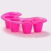 2 Piece Plastic Nail Soak Bowl for Salon and Home Use view 3