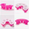 2 Piece Plastic Nail Soak Bowl for Salon and Home Use view 4