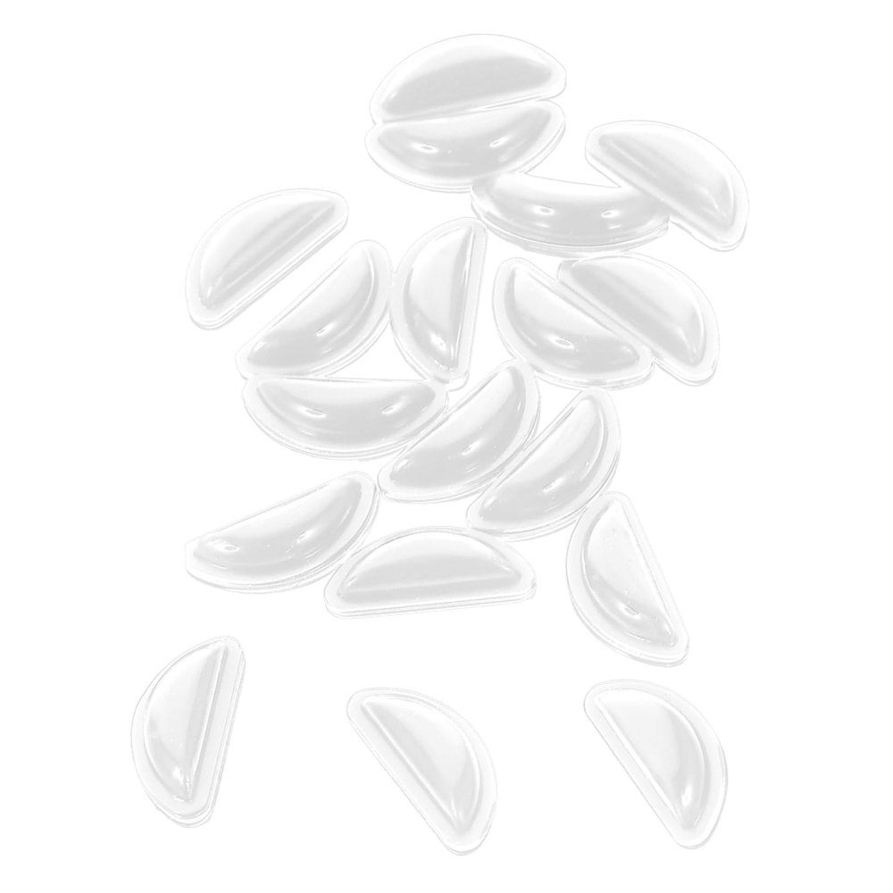 NOLITOY 10pairs Silicone Nose Pads for Glasses Non-Skid Comfortable Replacement Nose for Eyewear