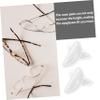 NOLITOY 10pairs Silicone Nose Pads for Glasses Non-Skid Comfortable Replacement Nose for Eyewear view 2