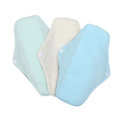 Didiseaon 3pcs Reusable Cloth Menstrual Pads Washable Sanitary Napkins for Heavy Flow Postpartum Care Comfortable Breathable and Eco-Friendly Female Hygiene