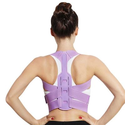 ZUIAI Brace Support Belt Adjustable Back Posture Corrector Clavicle Spine Back Shoulder Lumbar Posture Correction Corset for Posture(D,Small)