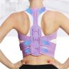 ZUIAI Brace Support Belt Adjustable Back Posture Corrector Clavicle Spine Back Shoulder Lumbar Posture Correction Corset for Posture(D,Small) view 2