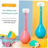 MOLUCKFU 2pcs Ergonomic Handle Boys and Girls Automatic Toothbrush Fine Bristles Travel Toothbrush Boys and Girls view 3