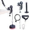 Arm Wrestling Training Pulley System Professional, Forearm Workout Table Equipment, Wrist Exerciser Cable Machine with Rope Handle view 1