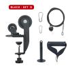 Arm Wrestling Training Pulley System Professional, Forearm Workout Table Equipment, Wrist Exerciser Cable Machine with Rope Handle view 2