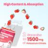 Zetelixia Potassium Gummies for Adults Women & Men, Potassium Citrate Supplement, Support Leg Cramps, Muscle Health & Electrolyte Balance, Sugar Free, Organic, Vegan, Strawberry, 60 Cts view 3