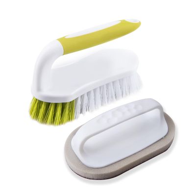 Pounchi Kitchen Grouting Brush (2 Pcs) Crub Brushes for Cleaning Bathroom Kitchen