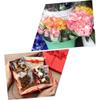 COLLBATH 1 Roll Cellophane Wrap Roll Clear Craft Cellophane Paper Sheets for Flowers Party Decorations view 3