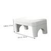 FOMIYES 1pc Lightweight Portable Toilet Foot Stool for Boys and Girls and Adults Bathroom Step Stool Strong Load-Bearing Capacity for Home Use Space-Saving Design view 2
