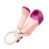Abaodam Boy Girl Nail Clipper with Magnifier Safe Portable Fingernail and Toenail Cutter Durable Design for Easy Nail Care for Newborns and Toddlers Pink Rose Red view 1