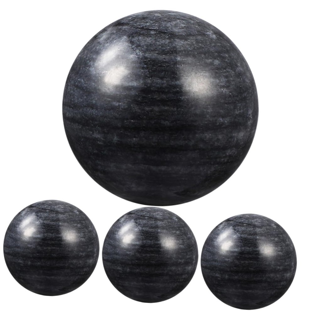NOLITOY 4pcs Jade Hand Spin Balls for Therapy Exercise Small Massage Balls Portable Hand Exercise