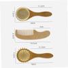 TOVINANNA 3pcs Newborn Hair Brush Set Massage Comb Soft Scalp Massager Boys and Girls Bathing Brush Hair Accessories view 2