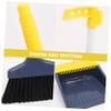 BCOATH 1set Hair Cleaning Broom Dustpan Set Handle for Efficient Floor Cleaning Ergonomic Design Stable Dustpan for Indoor and Outdoor Use view 3